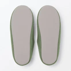 Sale Muji Zapatillas de estar por casa con plantilla de algodón