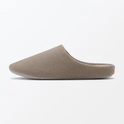 Sale Muji Zapatillas de estar por casa con plantilla de algodón