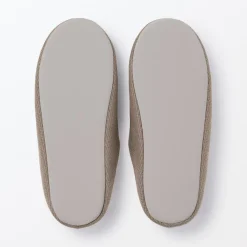 Sale Muji Zapatillas de estar por casa con plantilla de algodón