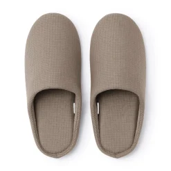 Sale Muji Zapatillas de estar por casa con plantilla de algodón