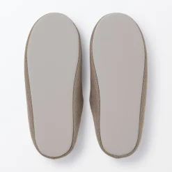 Sale Muji Zapatillas de estar por casa con plantilla de algodón