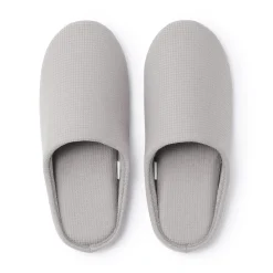 Sale Muji Zapatillas de estar por casa con plantilla de algodón