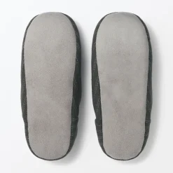 Hot Muji Zapatillas de estar por casa de franela