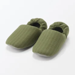 Hot Muji Zapatillas de estar por casa de franela