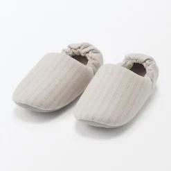 Hot Muji Zapatillas de estar por casa de franela