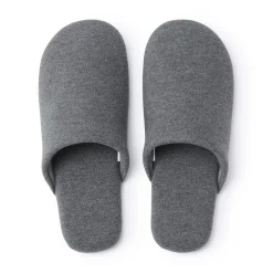 Clearance Muji Zapatillas de estar por casa de algodón suave
