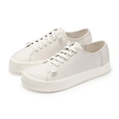 Online Muji Zapatillas de piel para hombre