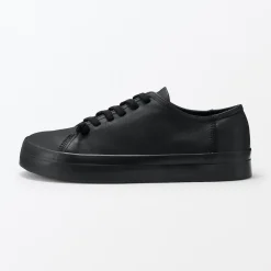 Online Muji Zapatillas de piel para hombre