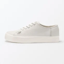 Online Muji Zapatillas de piel para hombre