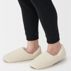Clearance Muji Zapatos de microfibra de estar por casa