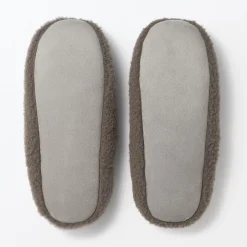 Clearance Muji Zapatos de microfibra de estar por casa