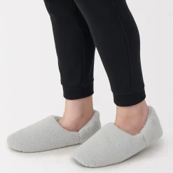 Clearance Muji Zapatos de microfibra de estar por casa